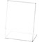 Plymor Clear Acrylic Sign Display / Literature Holder (Angled), 4" W x 5" H